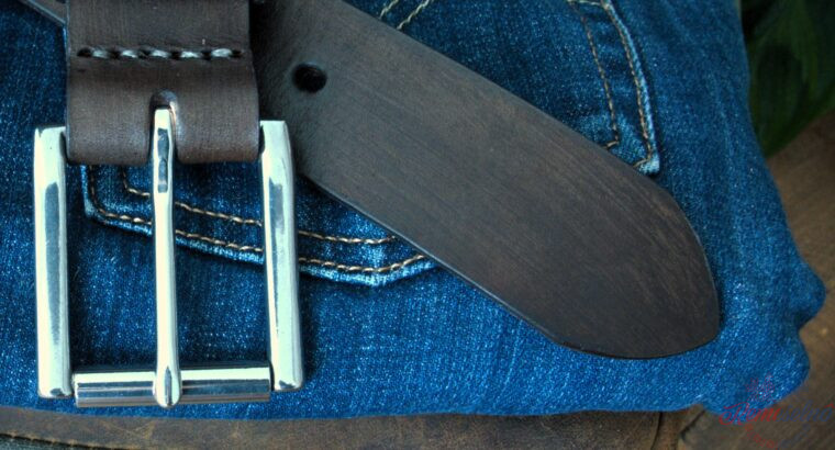 Pánsky kožený opasok Walnut