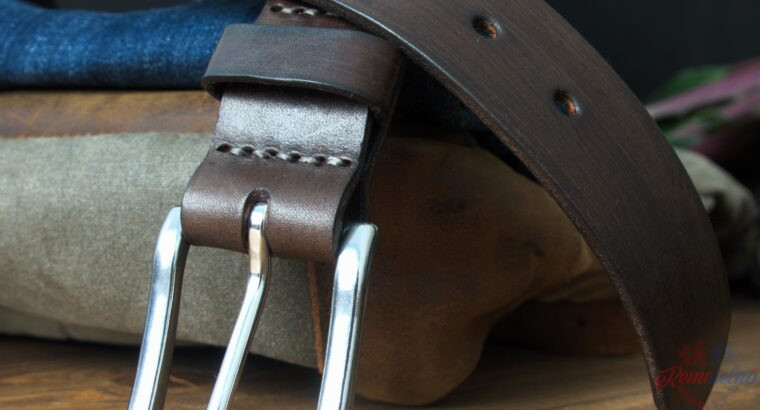 Pánsky kožený opasok Walnut